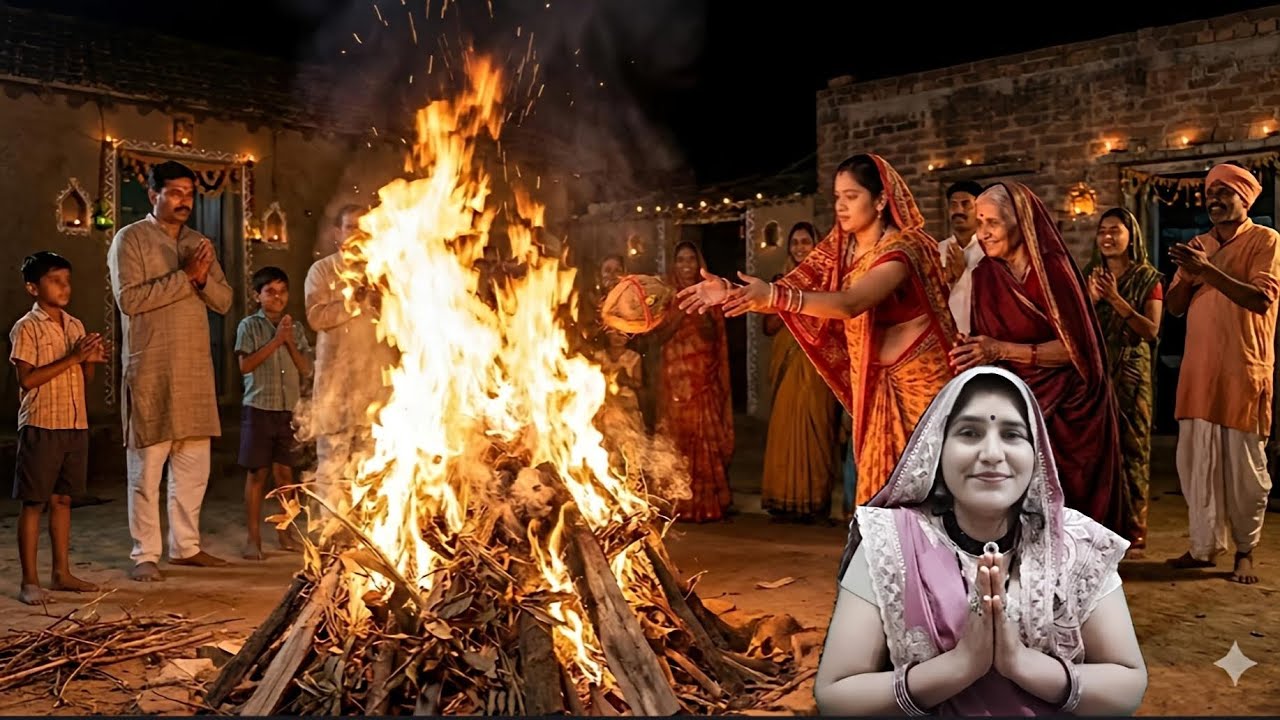 होली पूजन गीत:- मेरी होलिका के आगे पीछे जो ओर  चने || होली का बहुत ही सुंदर और प्यारा गीत ..........