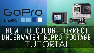 How To Color Correct Underwater GoPro Video - GoPro Studio Tutorial