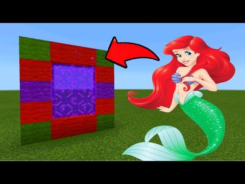 Minecraft Pe How To Make a Portal To The Mermaid Dimension - Mcpe Portal To The Mermaid!!!