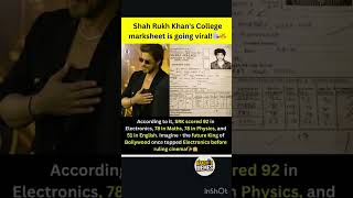 Shah Rukh Khans marksheet is going  viral🔥#viral #bollywood