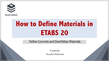 How to Define Material Properties in ETABS 20