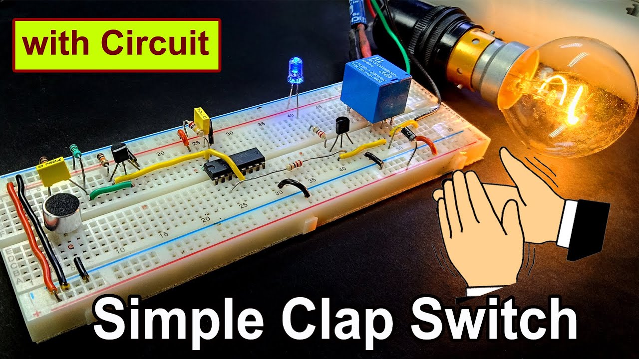 Clap Switch Circuit Diagram Using IC 555 | atelier-yuwa.ciao.jp