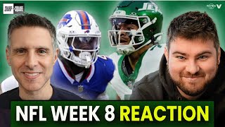 NFL Week 8 Reactions - Cowboys-Broncos, Jets-Bengals, Giants-Eagles, Niners-Texans, Bills-Panthers