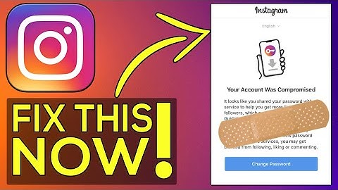 Your Account Was Compromised Instagram Problem Solution How To Solve