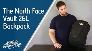 north face vault backpack blue