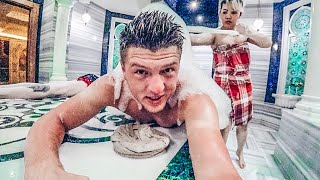 Турецкая баня. В хамам без трусов. Массаж для мужчин. Аланья, Турция 2020
