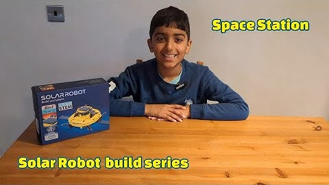 Solar Robot Kids Science Experiment Space Station STEM education engineering kit
