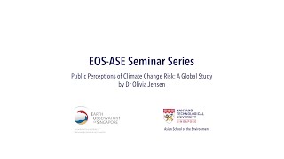 Public Perceptions of Climate Change Risk: A Global Study