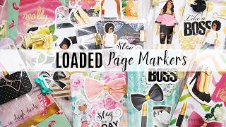 Loaded Page Markers for Traveler's Notebooks and Planners | Scrapcraftastic