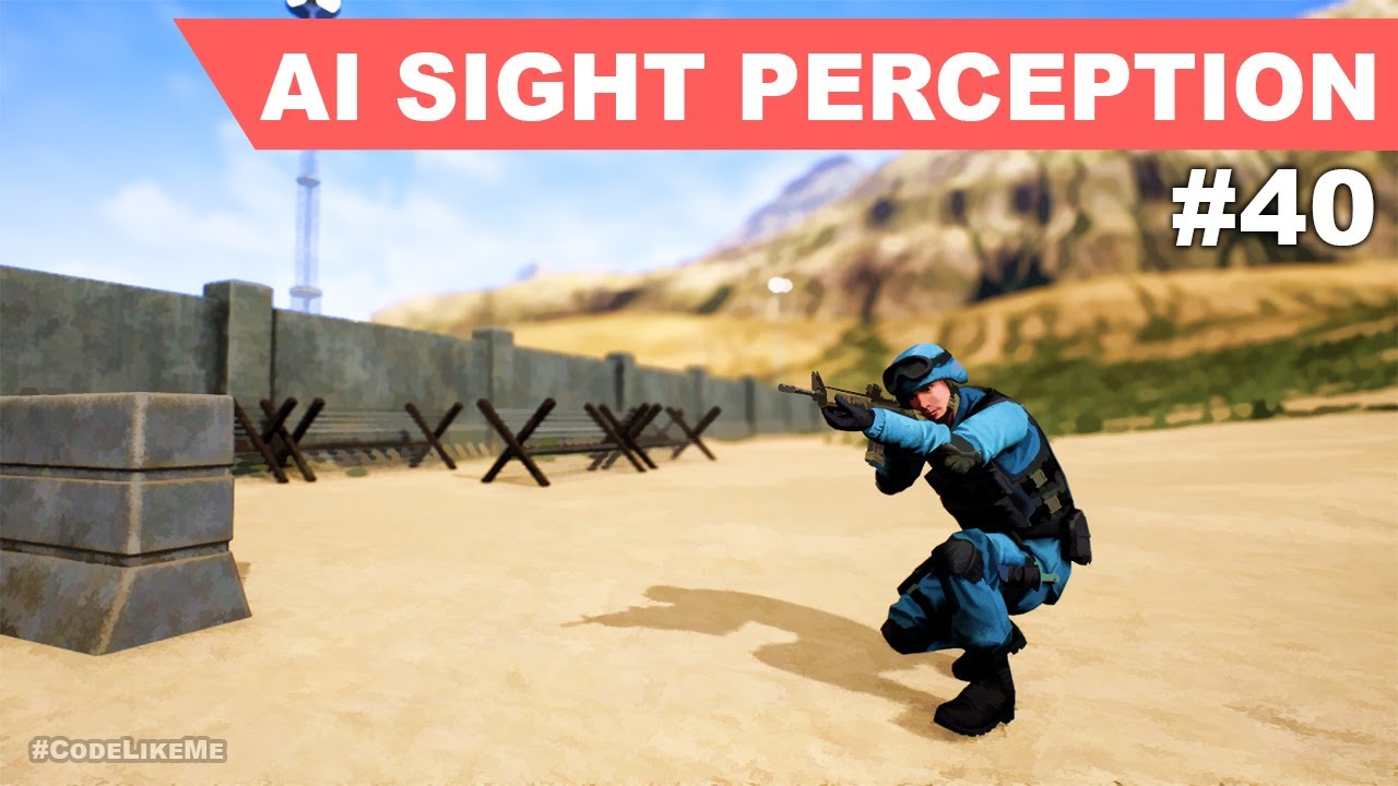 Unreal Third person Shooter #40 - AI aiming at opponents - YouTube
