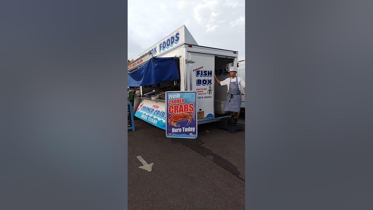 Sheringham market fish stall YouTube