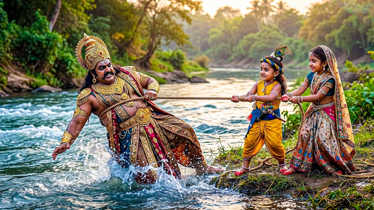 क्या डूबते योद्धा को बचा पाएंगे कान्हा और राधा ? | यशोमती मईया के नंदलाला | Shree Krishan