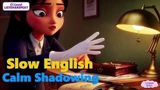 Slow English | Advanced English Shadowing The Delicate Process | Verbs of Precision #linguabites