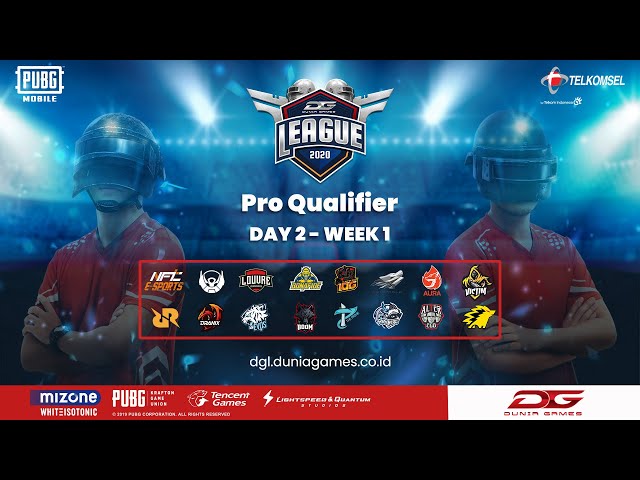 Live Dunia Games Pro Qualifier Pubg Mobile Week 1 Day 2