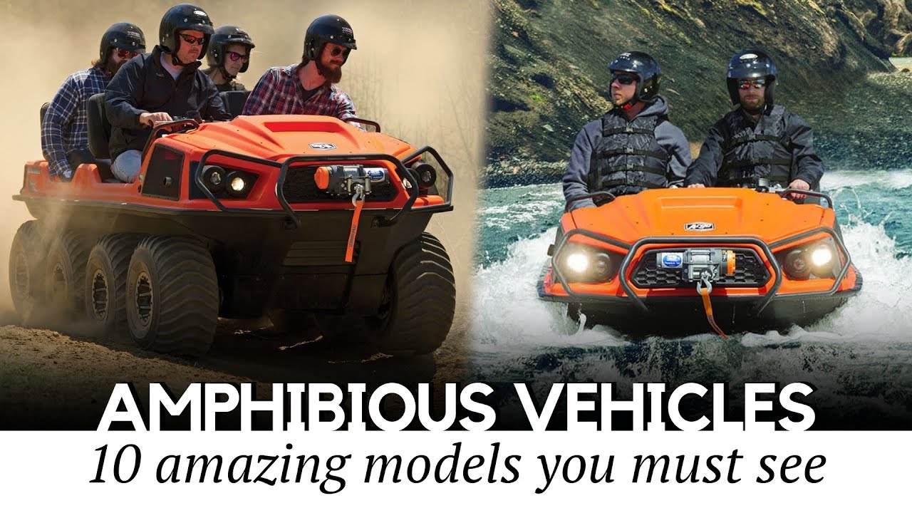 Top 10 Amphibious Vehicles and Off-Road Machines You Can Actually Buy 