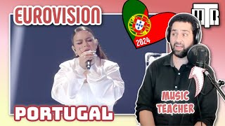 Portugal Eurovision 2024 Reactionalysis  Music Teacher Analyses Grito by Iolanda (reaction)