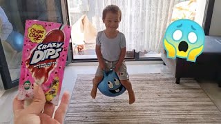 Poyraz Patlayan Şeker Kazanmak İçin Zıp Zıpladı Funny