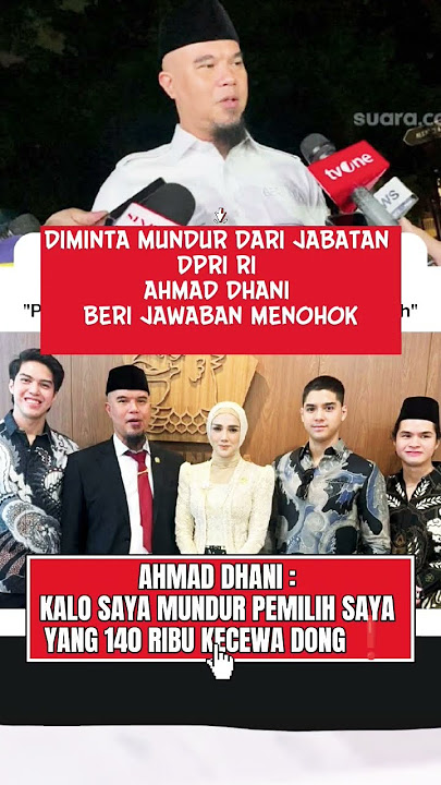 Ahmad Dhani di Minta Mundur ini Jawabannya❗#celebrity #entertainment #beritaterkini