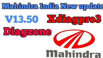 #Mahindra new update released in #diagzone #xdiagpro3  EMS unlock ,VIN number read write option