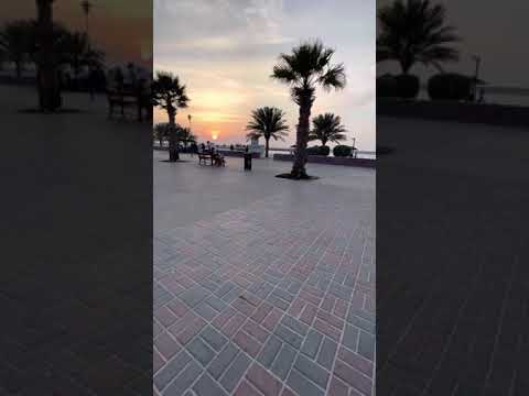 Al mamzar beach park Dubai view