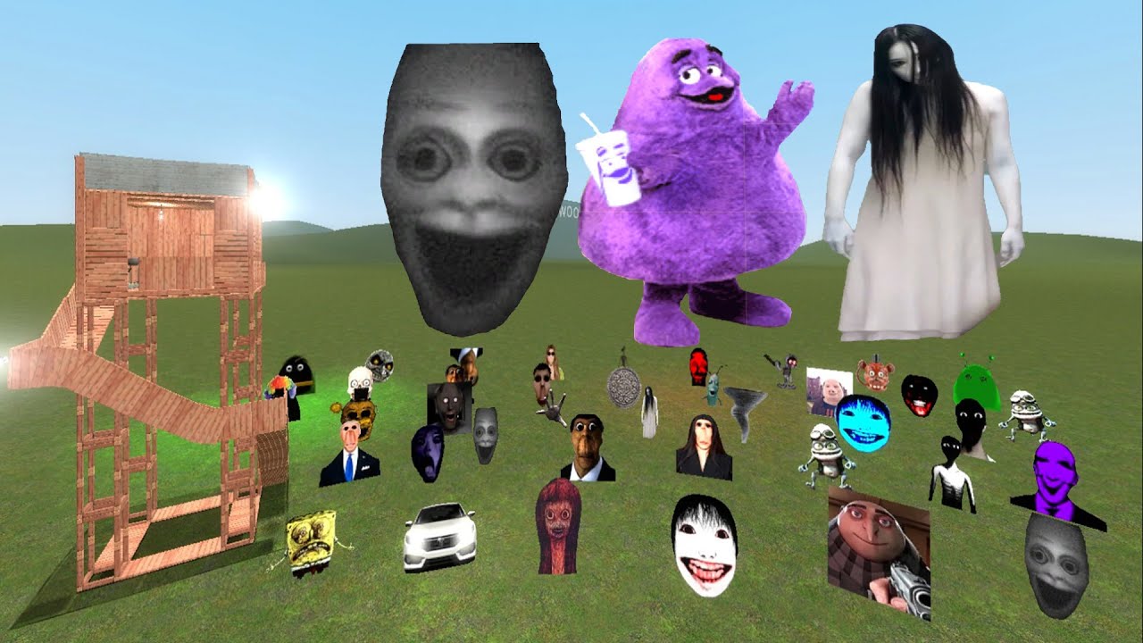 Too Much Nextbots Vs Houses In Garry's Mod