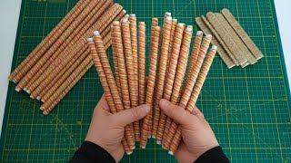 YOU CAN DO A LOT OF THINGS WITH THESE PAPER TUBES - Imagine and Do - Handmade Organizer Basket