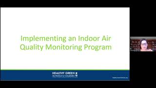 Webinar: Implementing an Indoor Air Quality Monitoring Program