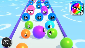 Ball Run 2048 - Gameplay Walkthrough Part 103 - Puzzle Game Levels 850-855 (iOS, Android)