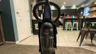 Bissell 6584 confetti test and bissell powerforce helix turbo finish cleanup at the end 