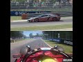 Lewis Hamilton Ferrari F1 2025 vs Lamborghini Veneno at Monza