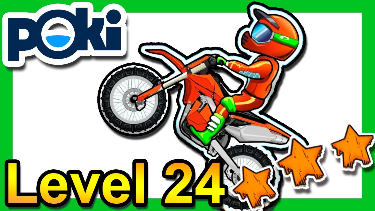 INCRIVEL JOGO DE MOTO NO GOOGLE POKI POKI! (Moto X3M) 