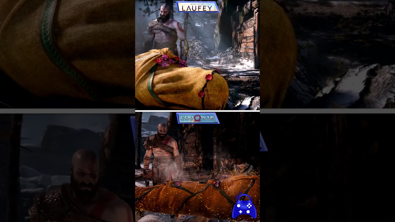 Gof of War 2018 vs God of War Laufey #godofwar #godofwarlaufey #comparison