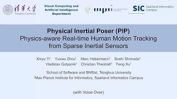 CVPR 2022 - PIP: Physics-aware Real-time Human Motion Tracking from Sparse Inertial Sensors