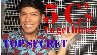 Secret 5 C’s to get hired | Job interview Tips | Mr Kapuyater