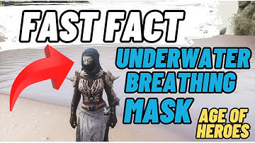 Conan Exiles age of heroes where to get the underwater breathing mask super easy