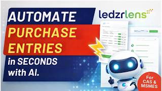 Stop Manual Entries! Bulk Push Invoices to Tally with AI | LedzrLens