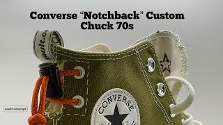 Custom Sewn Converse x vault.concept "Notchback" Chuck 70s - Deconstructed [4K]