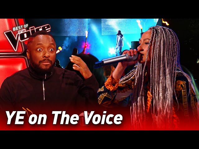 KANYE WEST Covers on The Voice | Top 10 class=