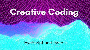 Creative Coding Time Lapse | Neon Mountains | Javascript, three.js