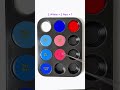 Generate 9 Random colors from 3 colors White + Blue + Red #mixing #satisfying