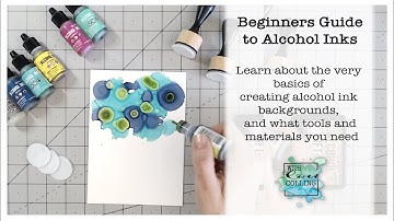 Beginners Guide to Alcohol Inks #alcoholinks #ranger #inkblending #yupopaper