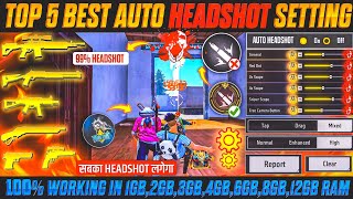 Free Fire Max Auto Headshot Trick 2026 Sensitivity Setting | 2gb, 4gb, 6gb Ram Headshot Sensitivity screenshot 2