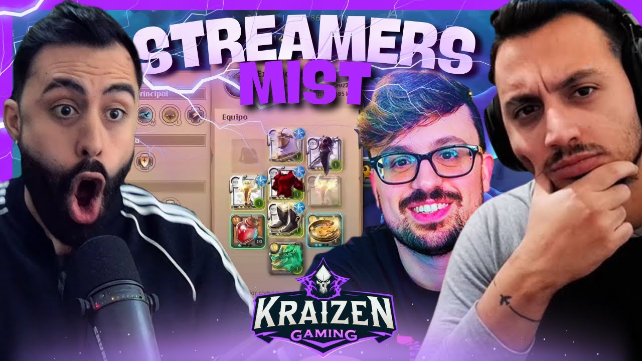 ME ENCUENTRO CON 3 STREAMERS EN LA MIST  @Feeckz @The Humperdinck @Nazori #albiononline