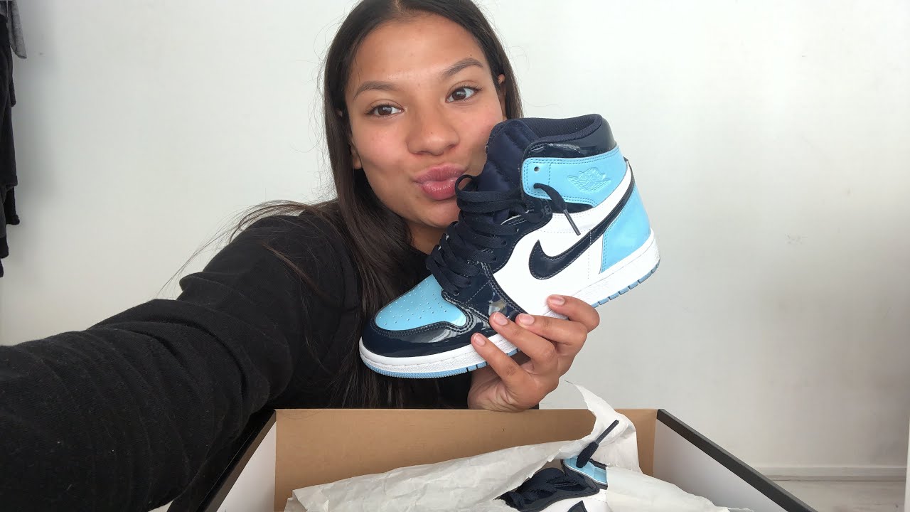HOW I STYLE: Jordan 1 UNC Patent | Comfy, casual, date night and summer days - YouTube