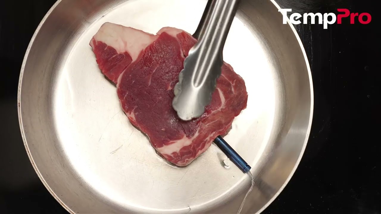 TempPro TempSync PLUS TP827B Wireless Meat Thermometer — 1000FT RF Range, 4 Color-Coded Probes