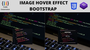 Image Hover Effect using Bootstrap 4 and Css 3 | Bootstrap 4 | Code Generator | #2