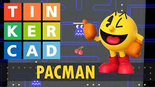 How to make PACMAN in 3D | Namco | Tinkercad Spanish Tutorial