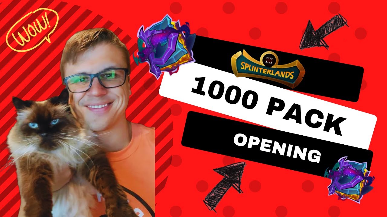 ANOTHER 1,000 Chaos Legion Pack Opening On Splinterlands