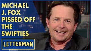 Michael J. Fox Pissed Off Taylor Swift's Fans | Letterman