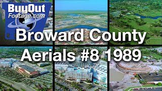 Broward County Florida 1980s Aerials #8 | Miami | Ft. Lauderdale Vintage Stock Footage